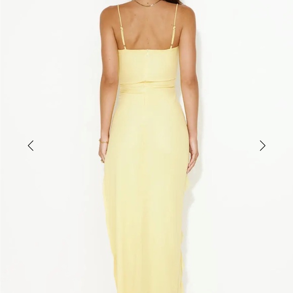 Hello Molly Asymmetrical Yellow Dress - Picture 2 of 4